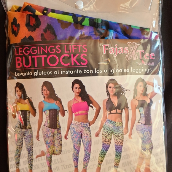 Ann Michell Leggings Lifts Buttocks Print 9-Size 2Xl/42 -RETAIL $55.00 - Picture 5 of 8